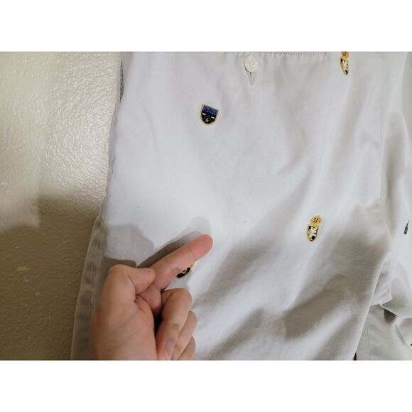 Ralph Lauren All Over Embroidered Chino Shorts - 38 - Picture 4 of 9